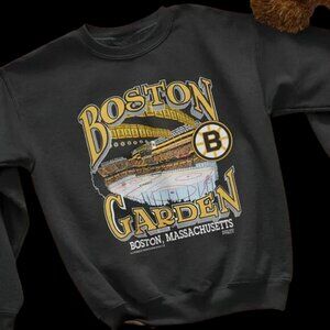 Vtg 90s Boston Bruins Garden Arena Sweatshirt Massachusetts, S - 3XL